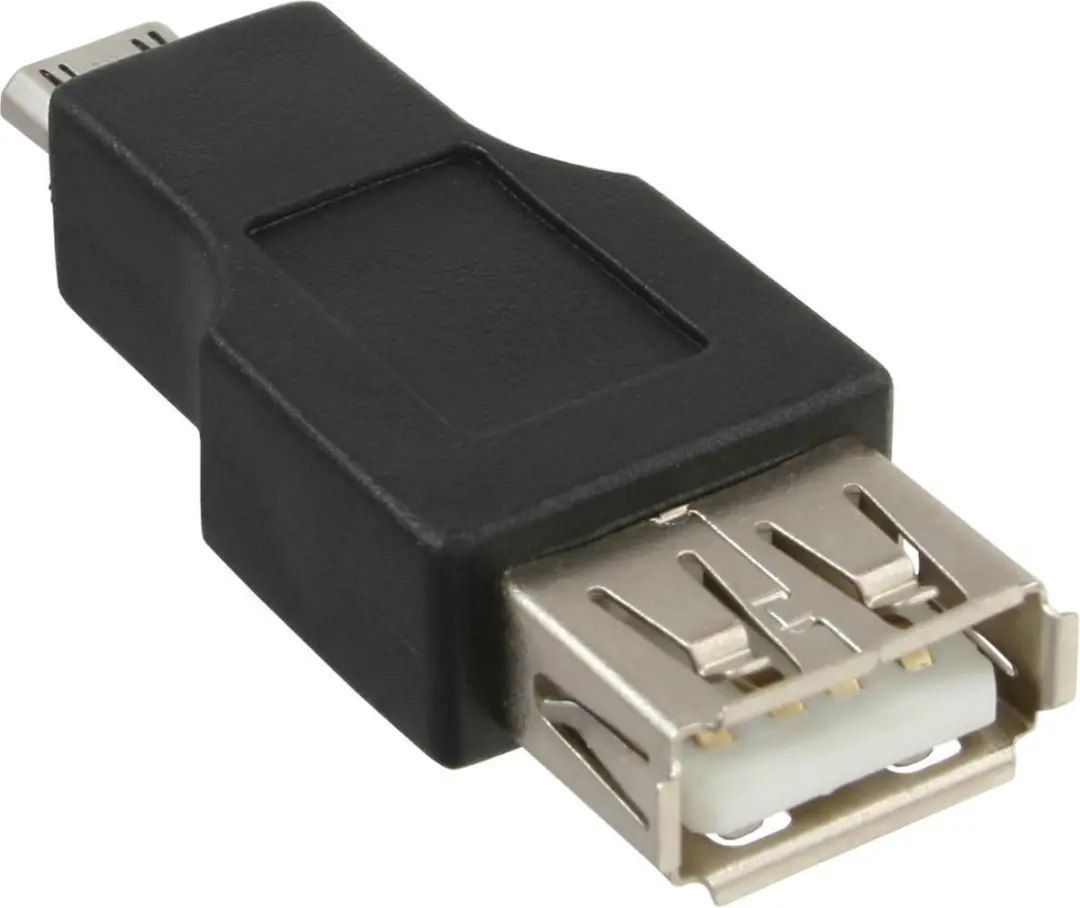 InLine USB Micro-B naar USB-A Adapter USB2.0 - Zwart
