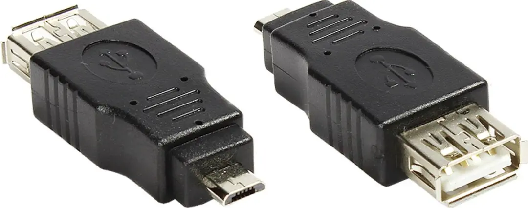 InLine USB Micro-B naar USB-A Adapter USB2.0 - Zwart