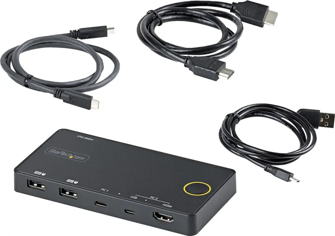 Startech SV221HUC4K KVM Switch - 4 Poorten Wit