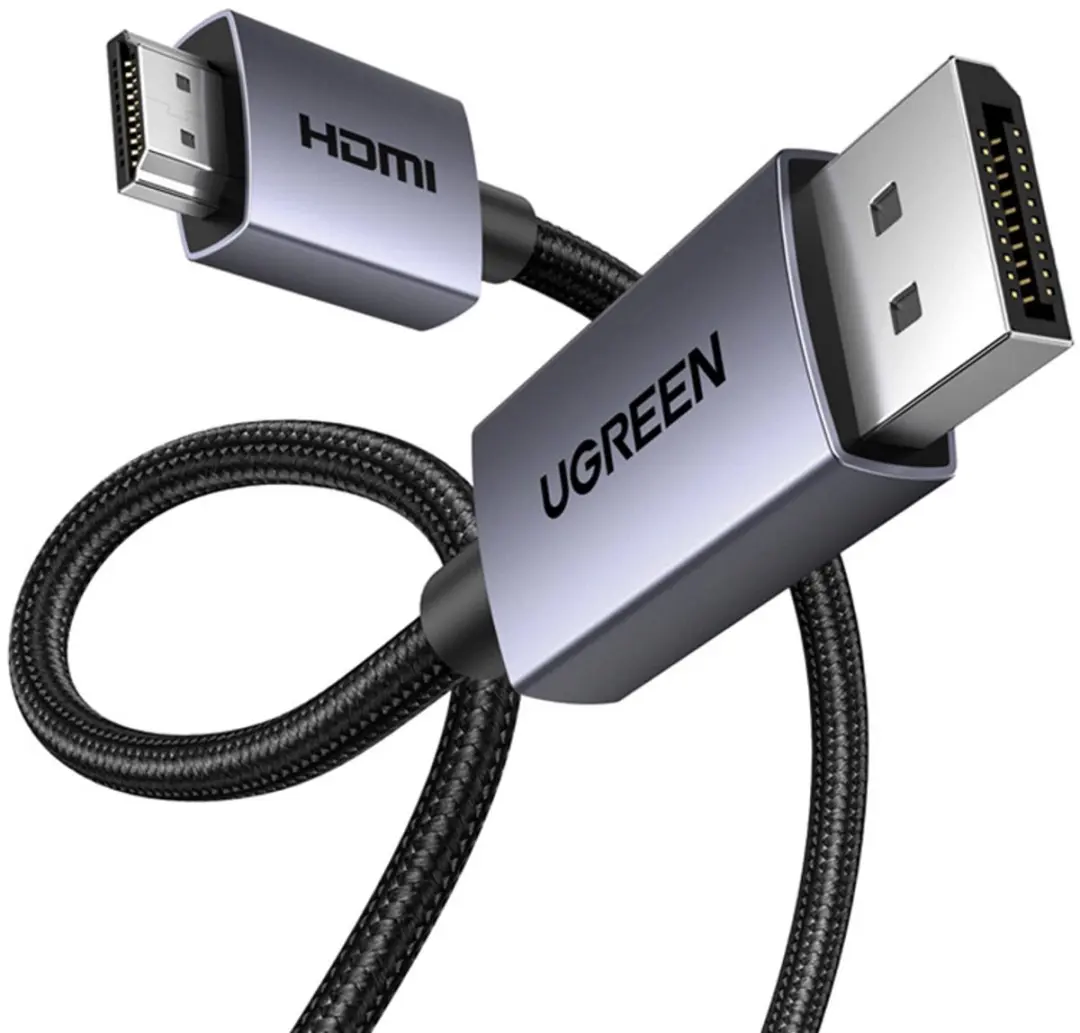Ugreen DP HDMI-kabel 3m 4K 60Hz - Transparant