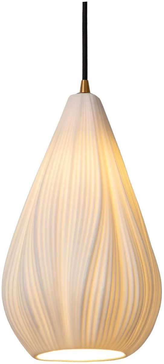 Lucide Cinzia Hanglamp 8xE27 - Wit