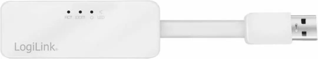 Logilink USB 2.0 naar RJ45 Netwerkkaart 100 Mbps - Transparant
