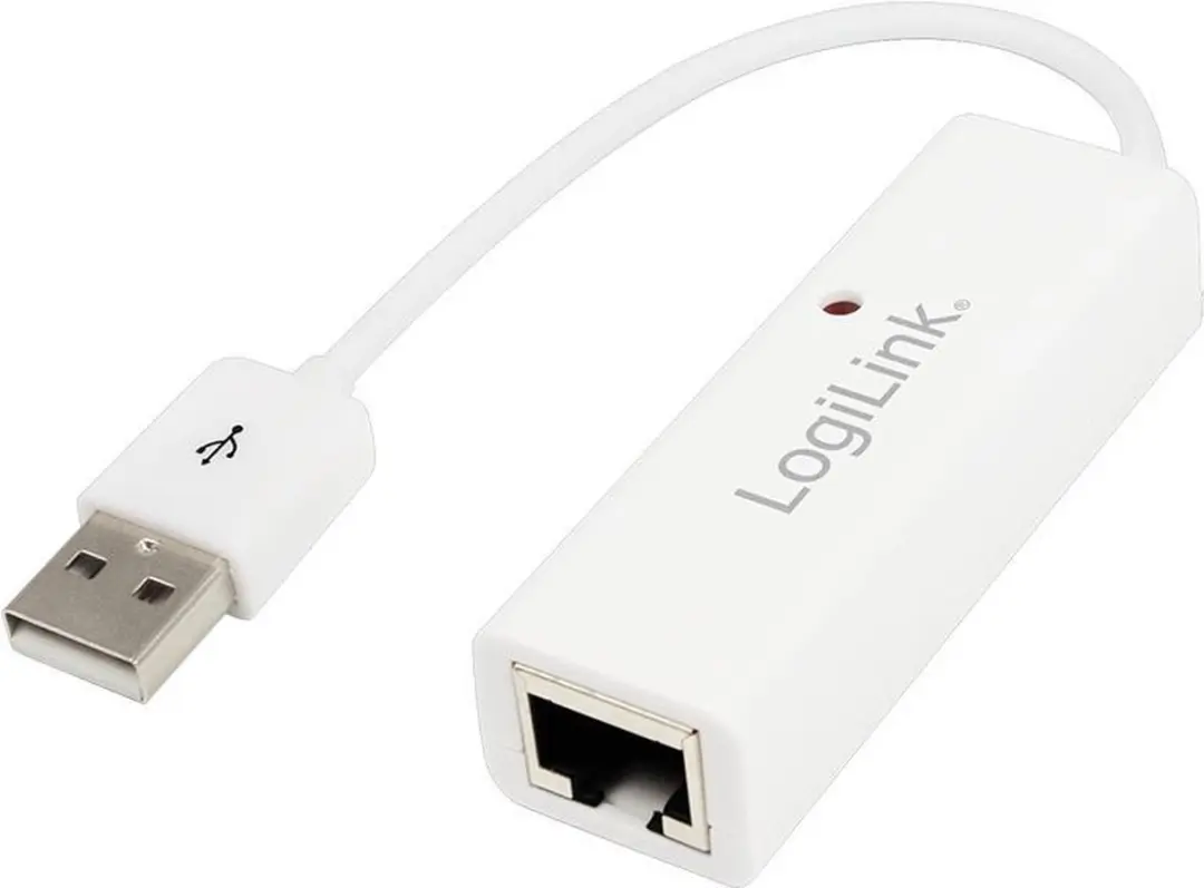 Logilink USB 2.0 naar RJ45 Netwerkkaart 100 Mbps - Transparant