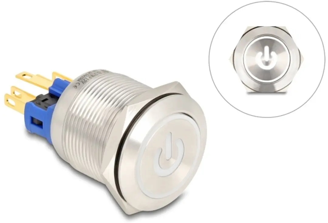 Delock Push Button 22mm