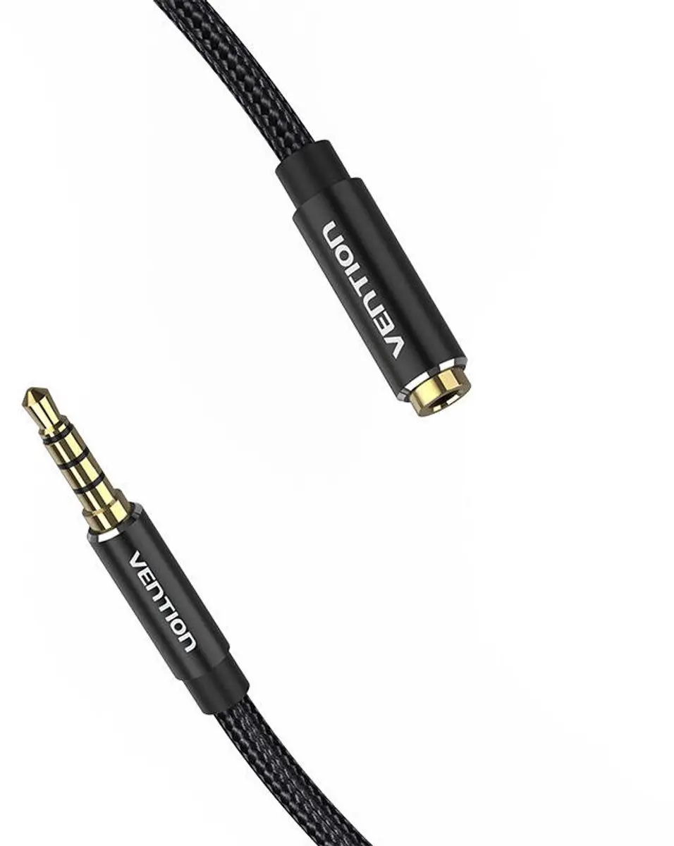 Vention TRRS Audiokabel 3,5mm M-M 3m - Transparant