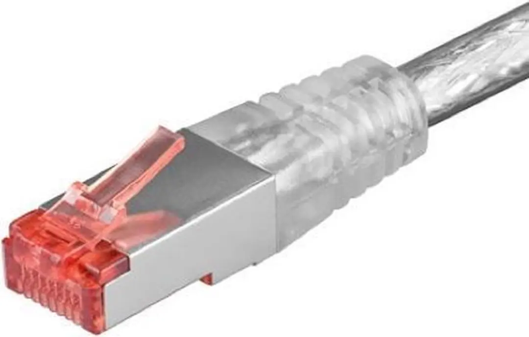 Goobay S/FTP Netwerkkabel CAT6 LSZH 5m - Transparant