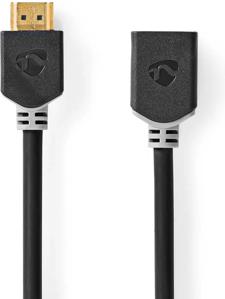 Nedis HDMI-Kabel CVBW34090AT10 4K@60Hz - 1m - Antraciet