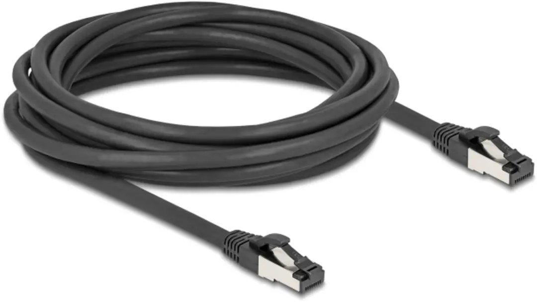 Delock RJ45 Netwerkkabel Cat.8.1 S/FTP 5m - 40Gbps - Zwart