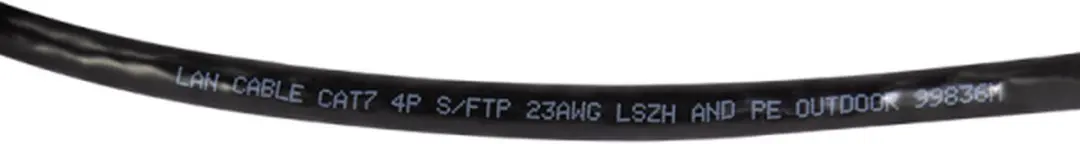 Logilink CAT7 sFTP Grondkabel 50m - Zwart