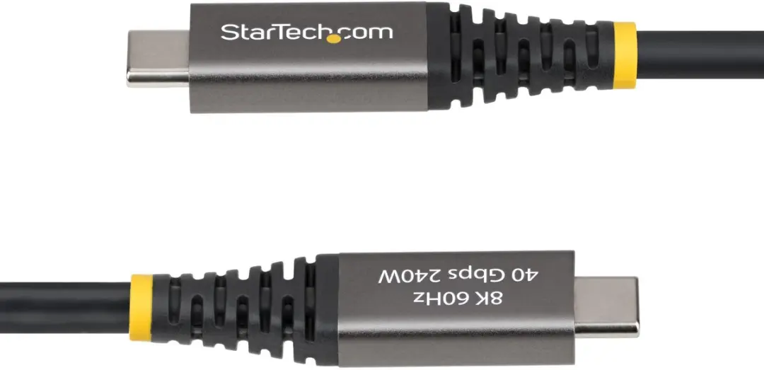 Startech CC2M40GUSB4GEN3 USB4 Kabel 40Gbps 240W - Zwart