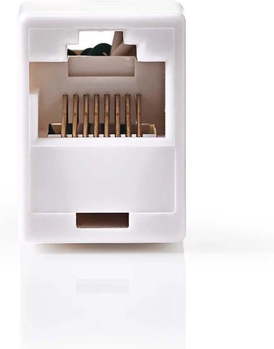 Nedis CAT5 RJ45 Koppeling - Recht - Wit - afbeelding 6 van 6