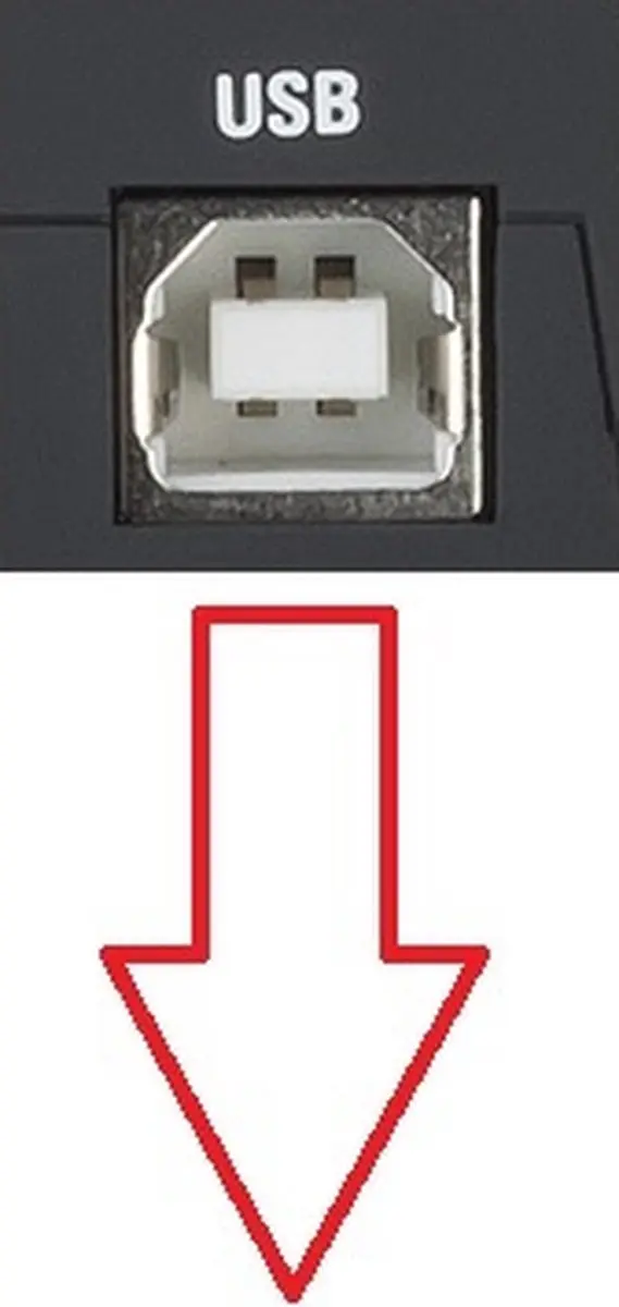 InLine USB-A naar USB-B haaks 0,30m - USB2.0 - 1A - Zwart
