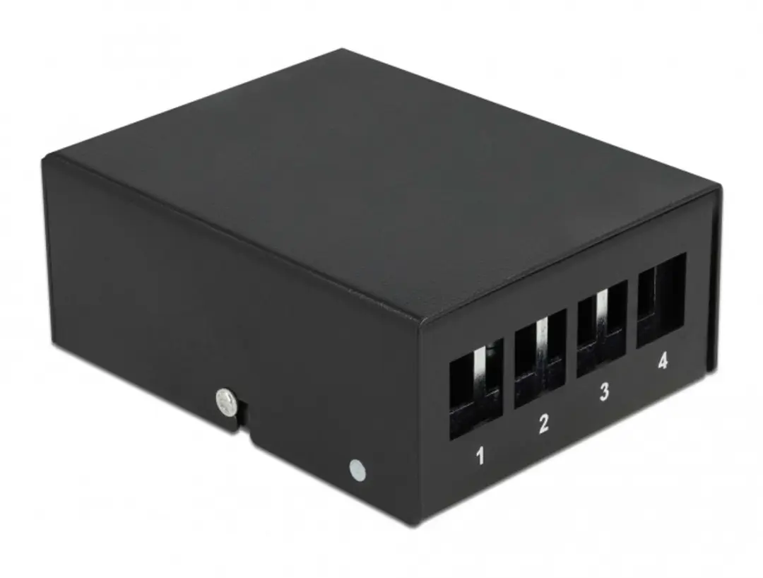 Delock Keystone Patch Panel 4 Poorten