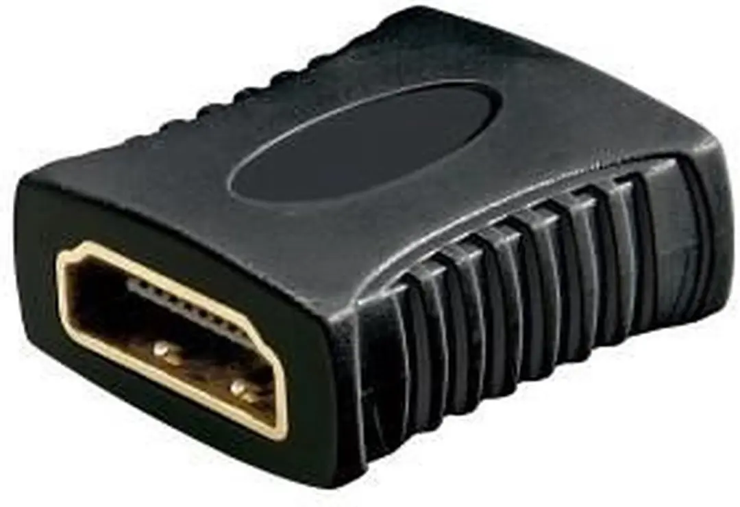 Goobay HDMI2.0 Koppelstuk V-V Verguld - 4K 60Hz + HDR