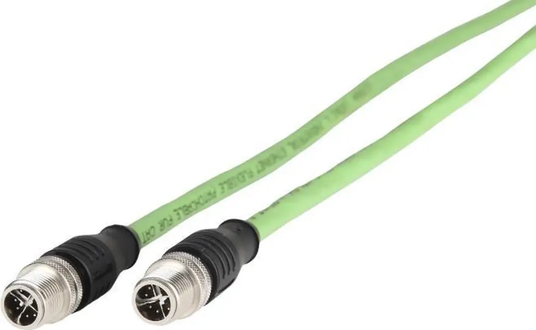 Metz Connect 142M2X11020 M12 Netwerkkabel CAT 6A S/FTP 2m