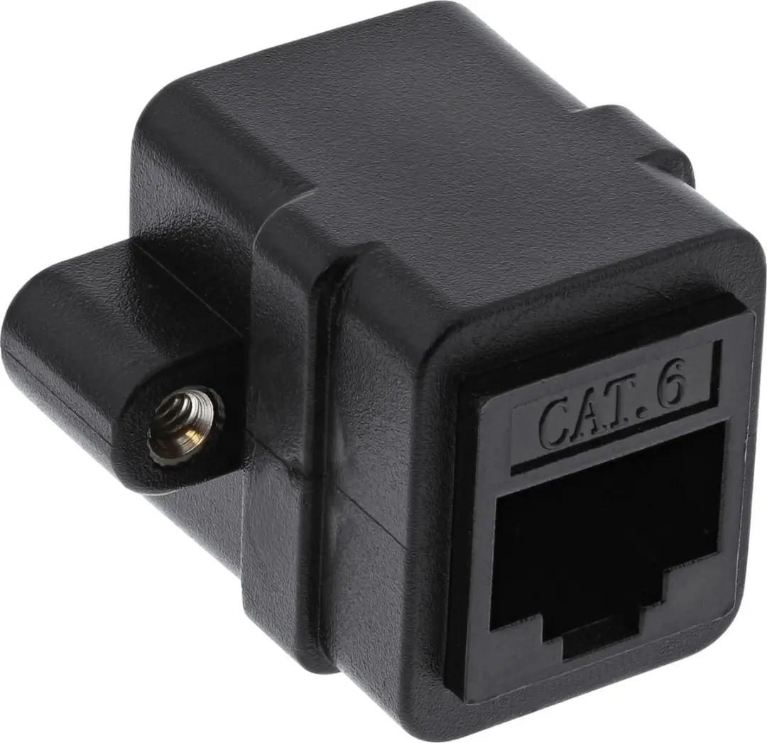 InLine UTP CAT6 RJ45 Koppelstuk - Zwart