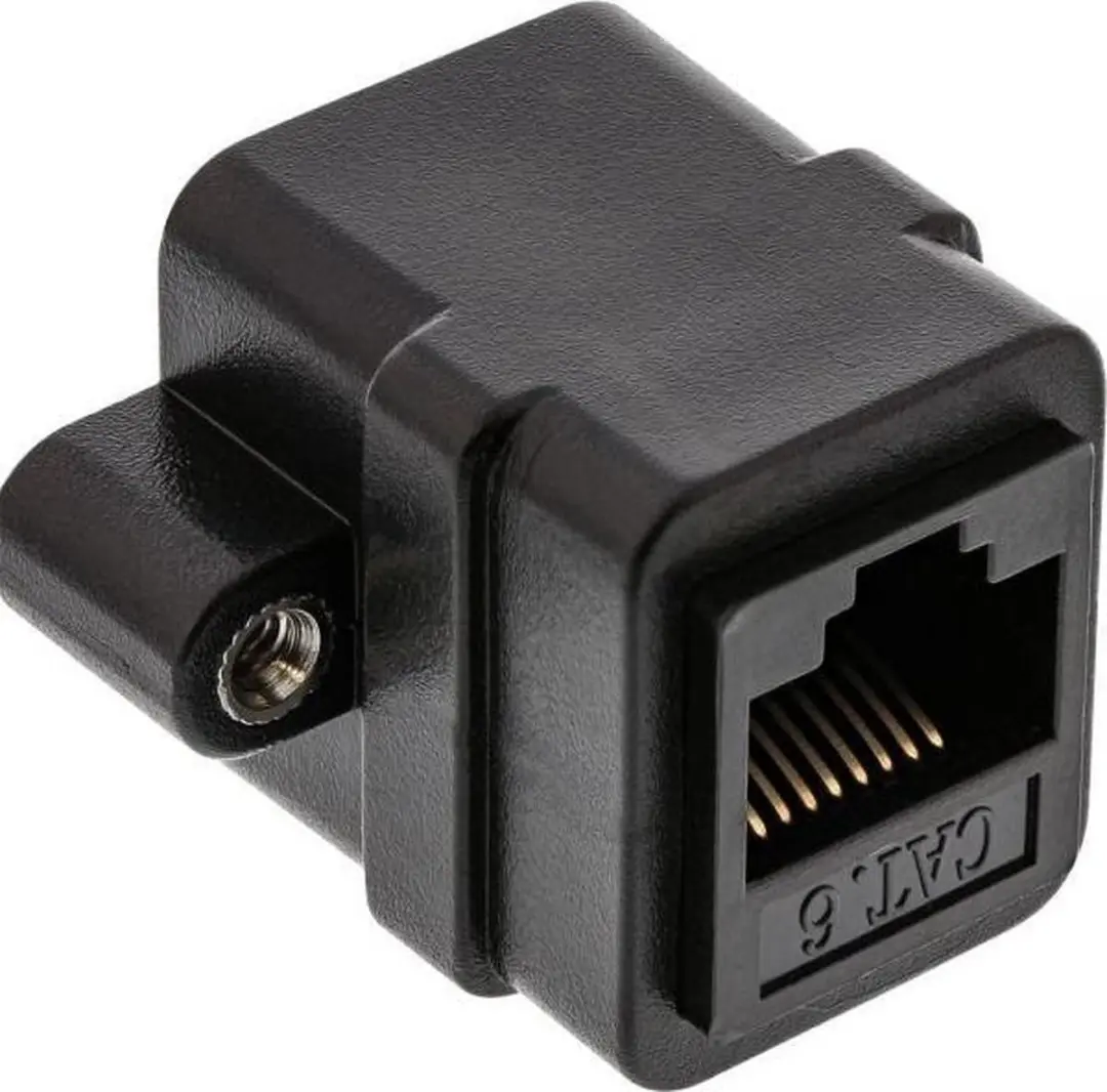 InLine UTP CAT6 RJ45 Koppelstuk - Zwart