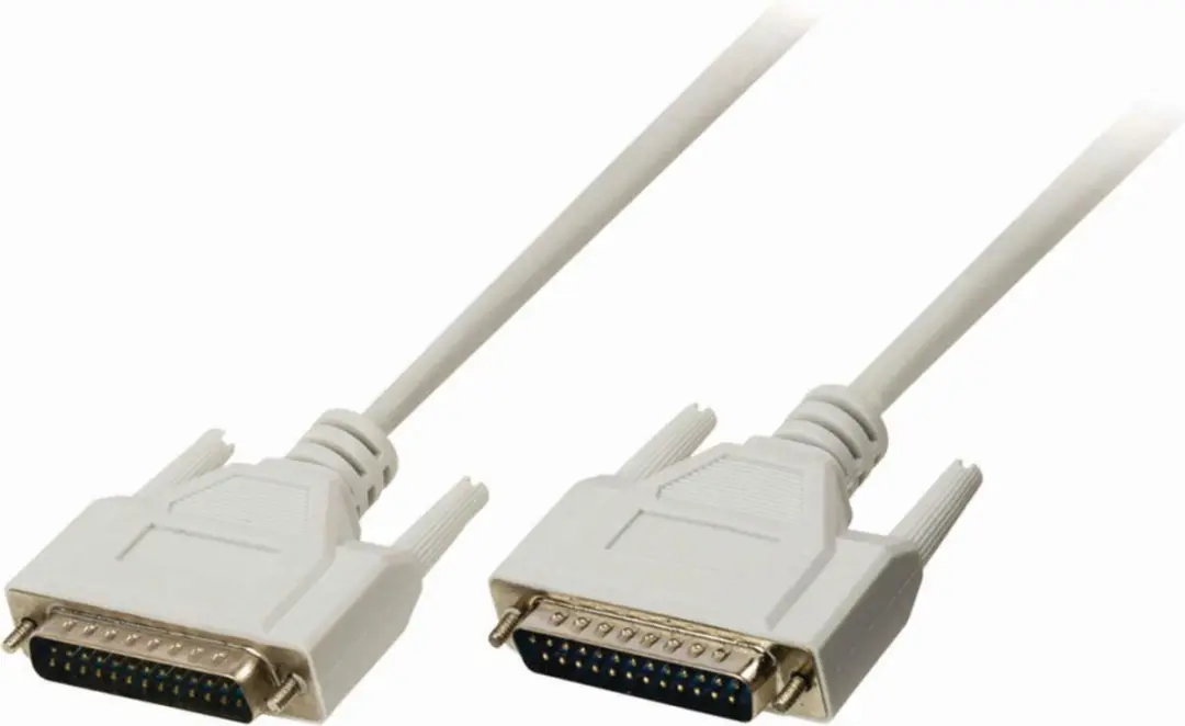 Nedis D-SUB 25-Pins Seriële Kabel - 5m - Ivoor
