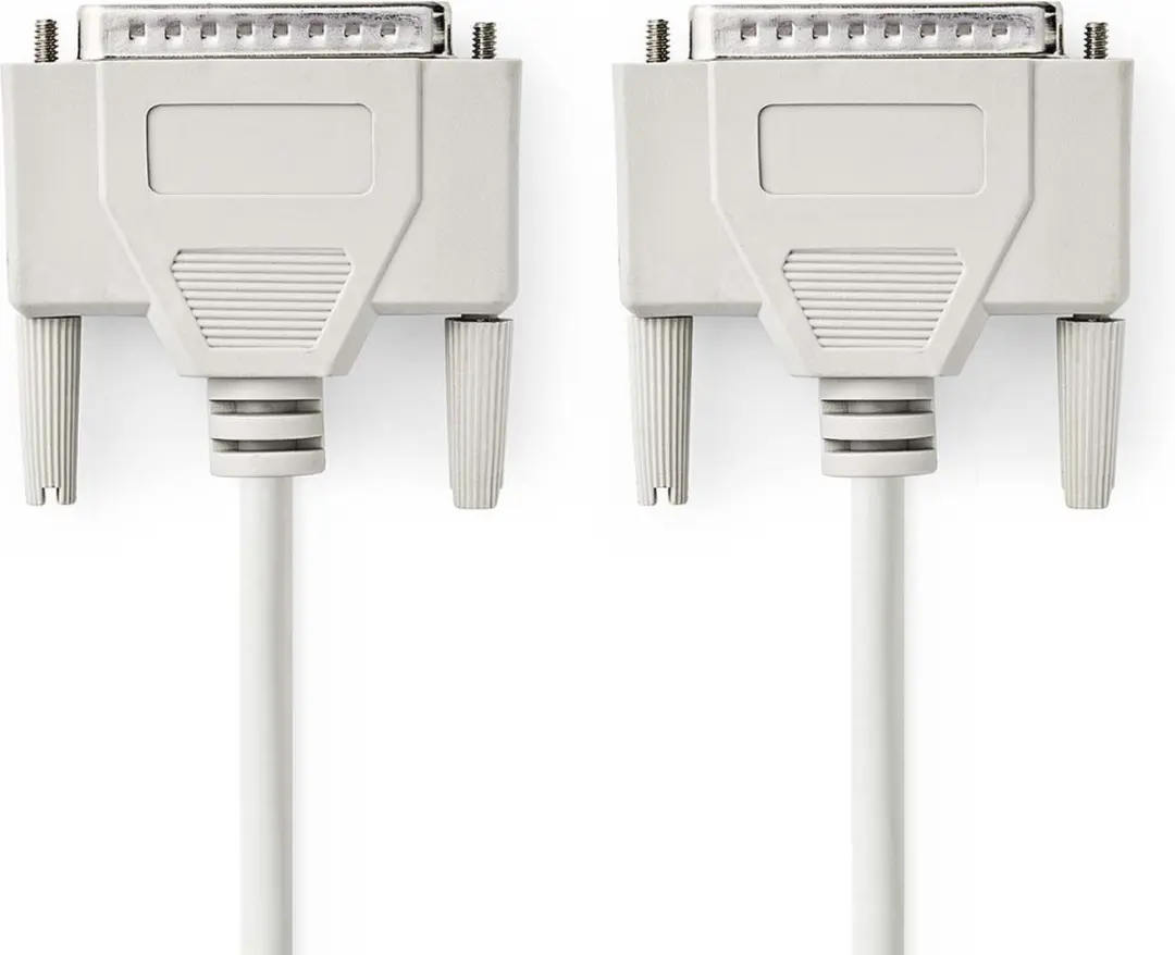 Nedis D-SUB 25-Pins Seriële Kabel - 5m - Ivoor