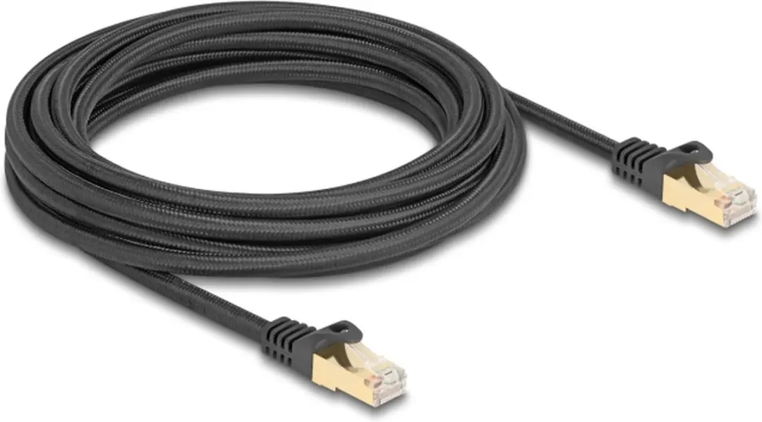 Delock Cat.6A U/FTP RJ45 Kabel 5m - Zwart