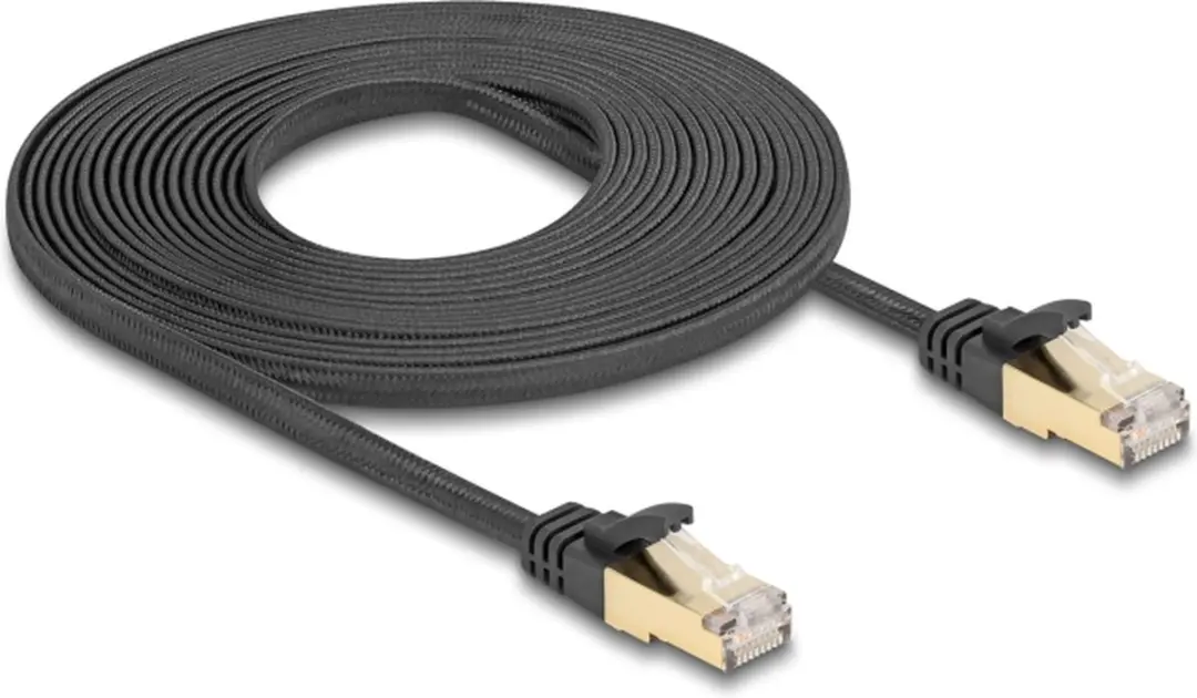 Delock Cat.6A U/FTP RJ45 Kabel 5m - Zwart