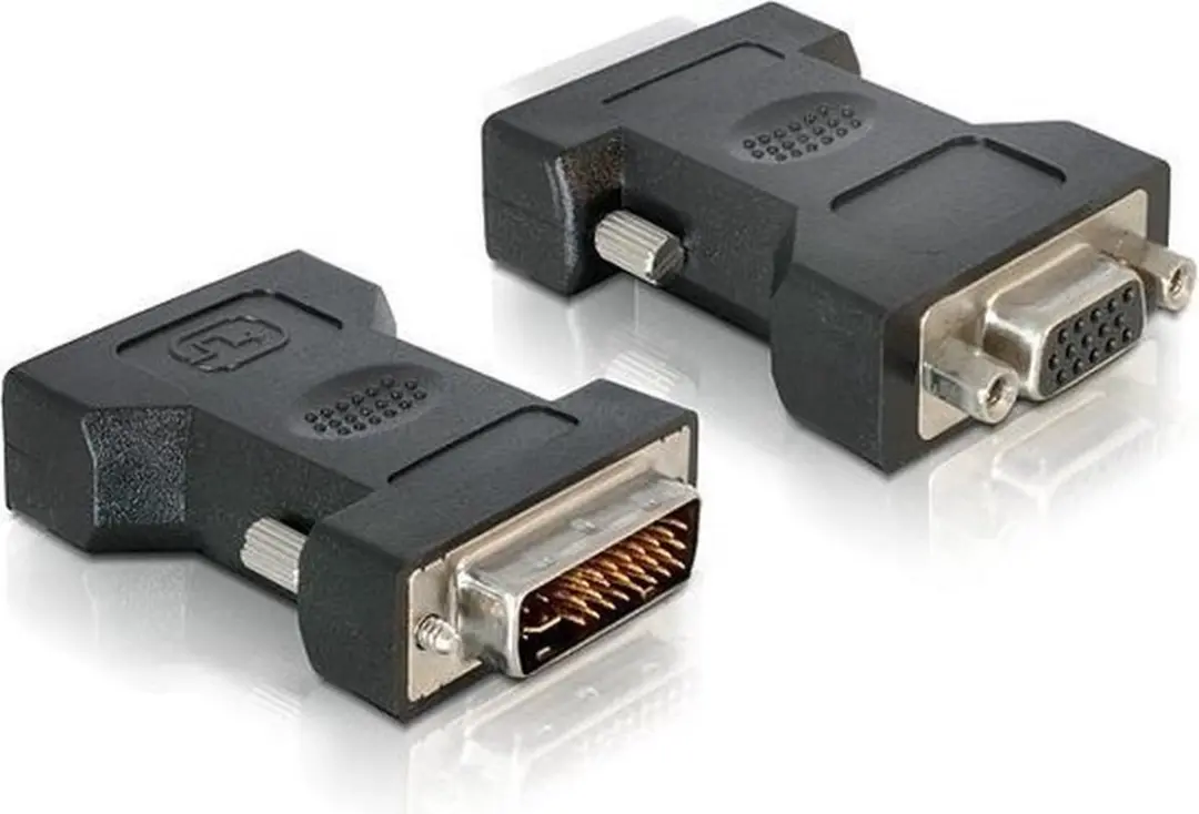 Delock DVI naar VGA Adapter 29 St - Zwart