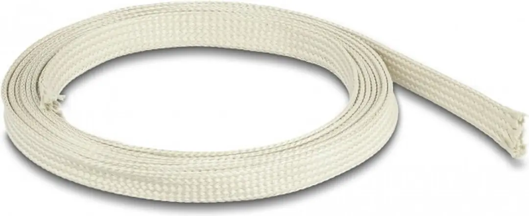 Delock Nomex Gevlochten Sleeving 2m x 15mm - Wit