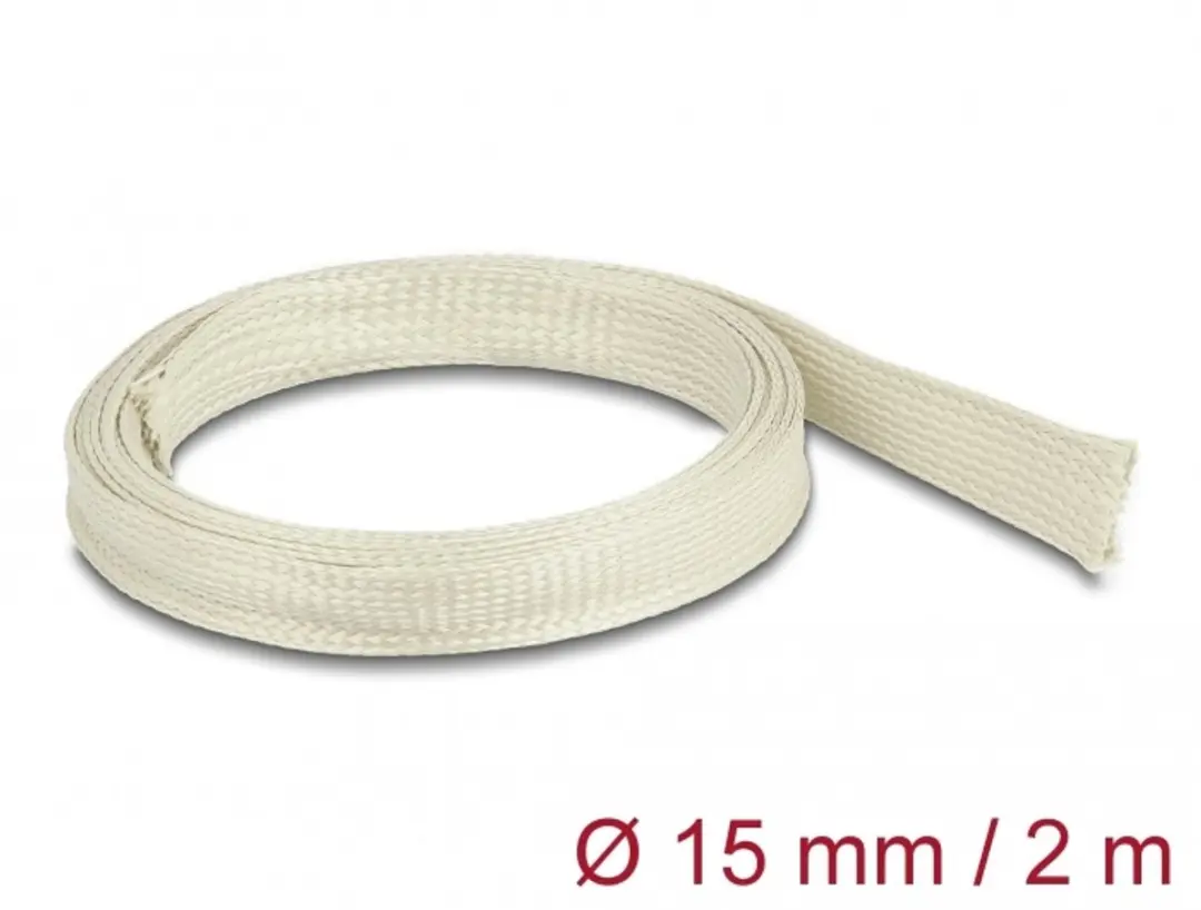 Delock Nomex Gevlochten Sleeving 2m x 15mm