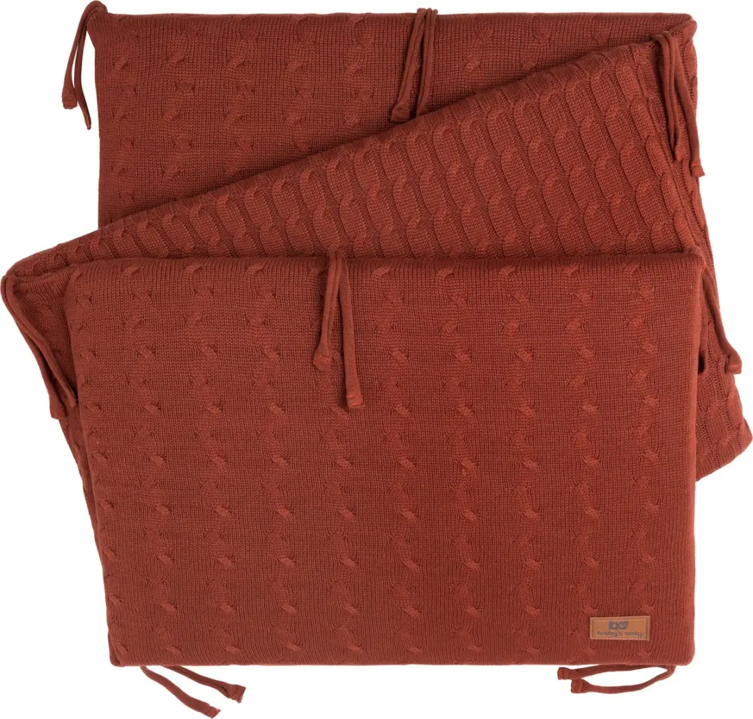 Baby's Only Gebreide Bedbumper Brique