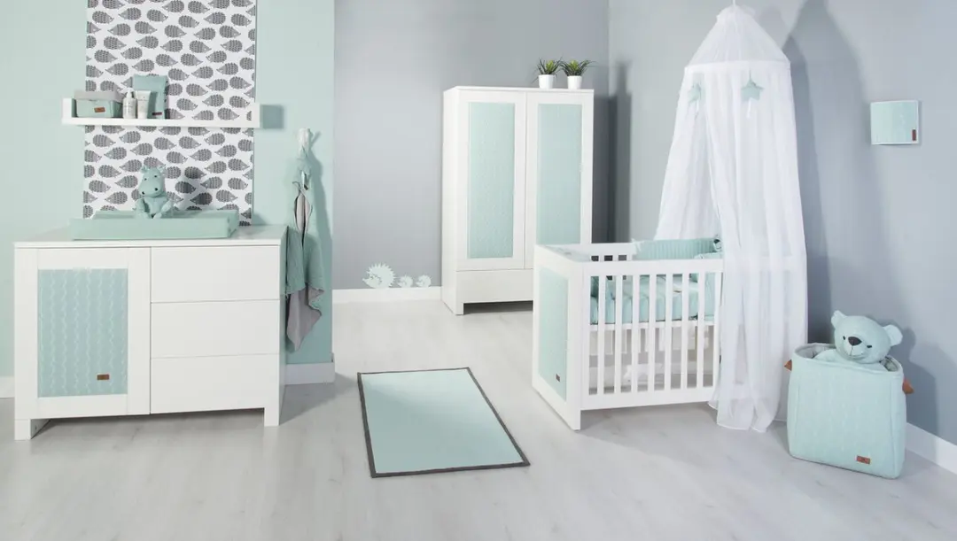 Baby's Only Gebreide Bedbumper Brique - 180x40cm