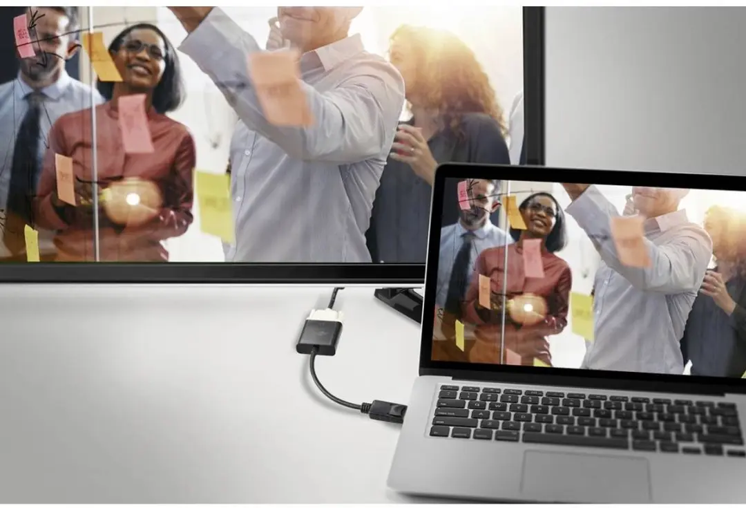 Goobay DisplayPort naar DVI Adapter DP1.2 - 0,15m - Zwart