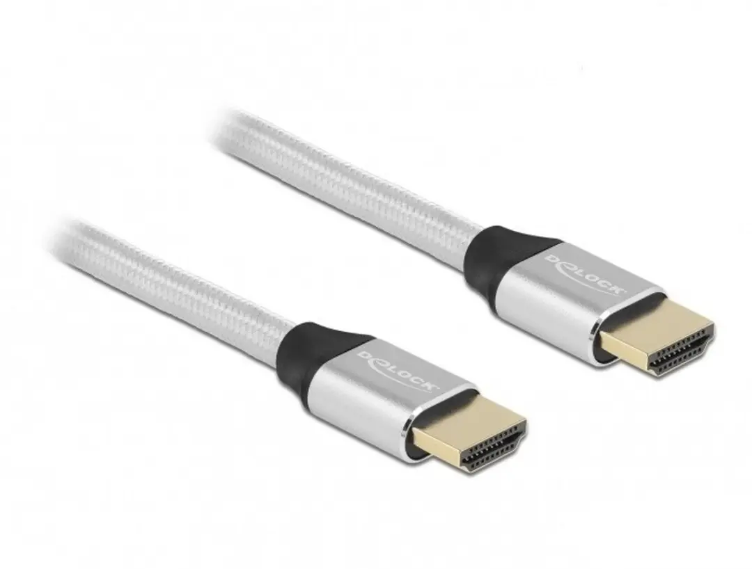 Delock HDMI 2.1 Kabel 8K 60Hz HDR - 3m - Zilver