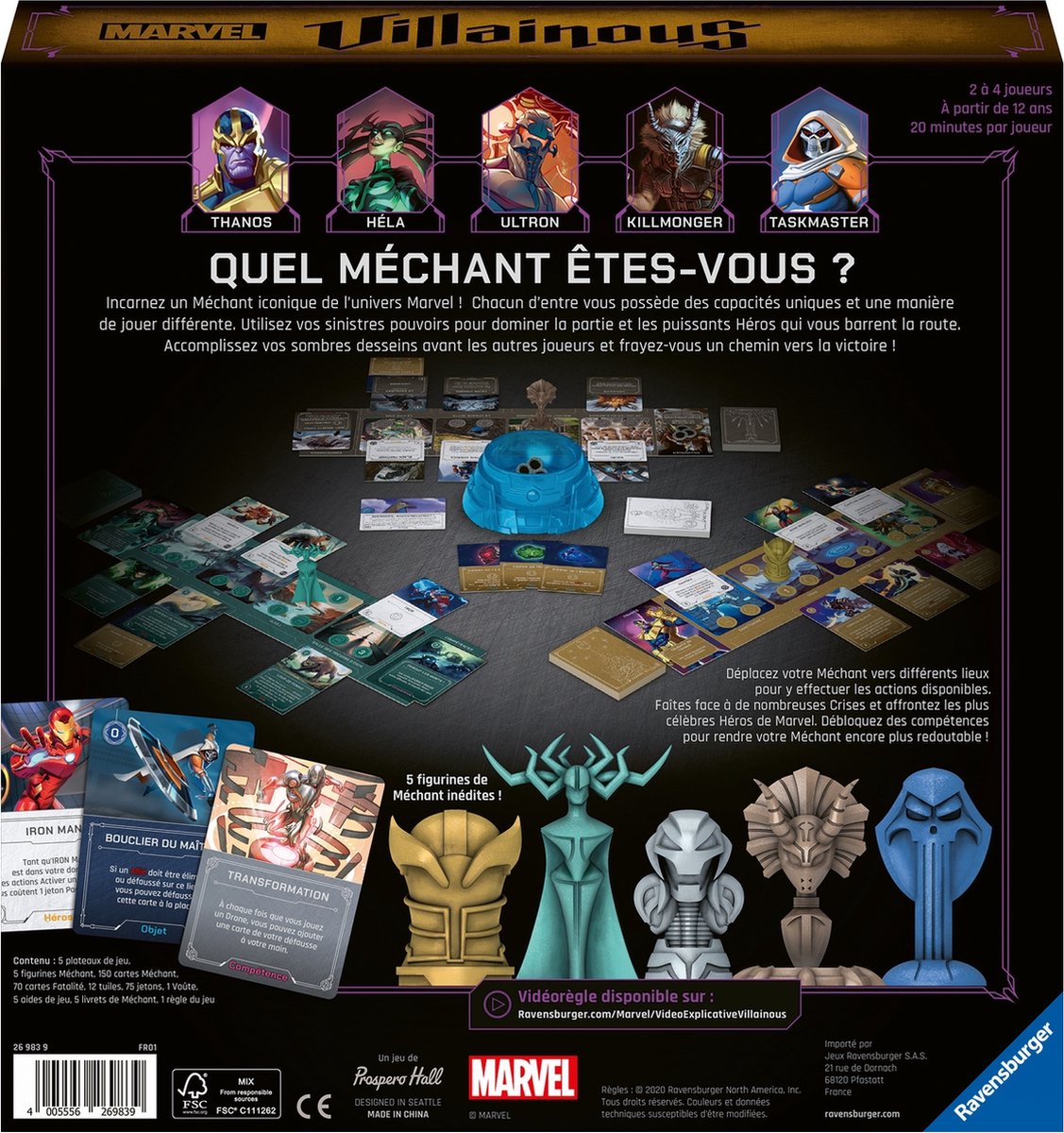 Bordspel Ravensburger Marvel Villainous (FR)
