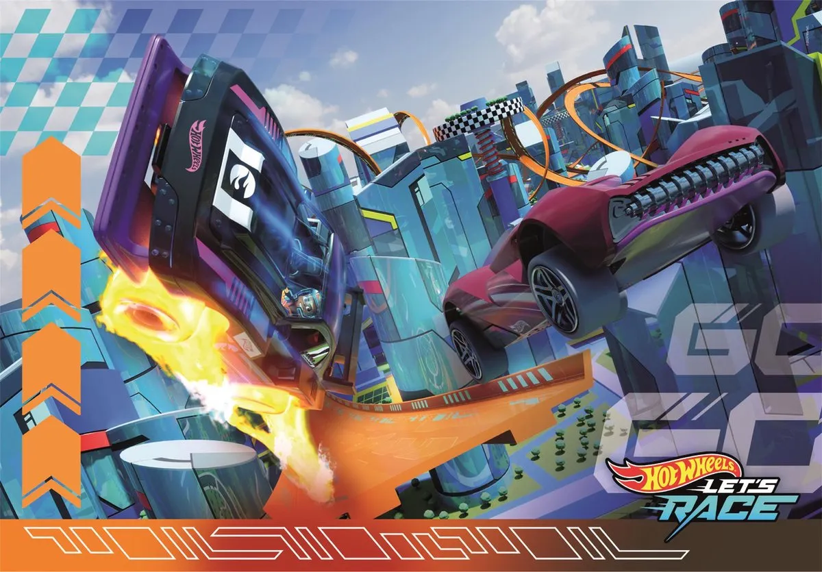 Clementoni Hotwheels Puzzel 120 Stuks - Multicolor