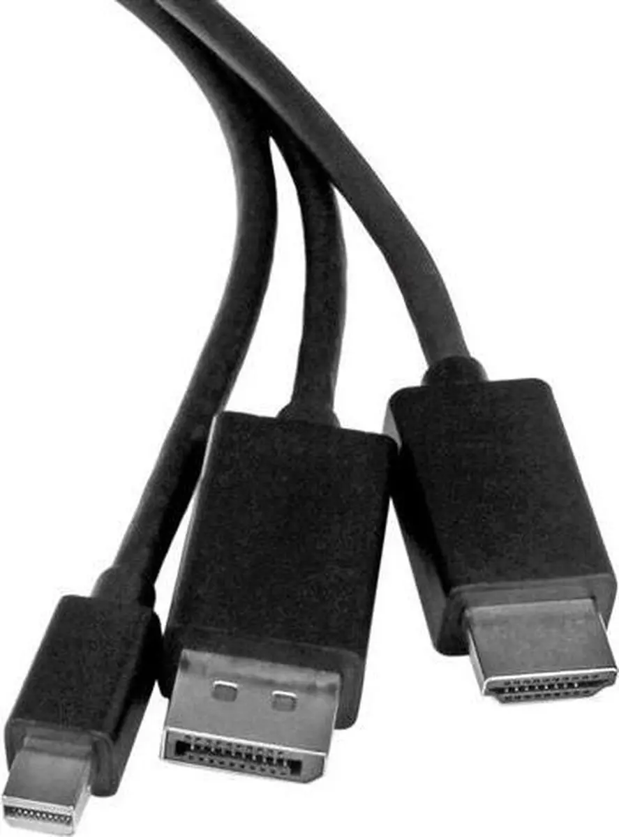 Startech Mini DisplayPort naar HDMI Adapter DPMDPHD2HD - 2m - Zwart