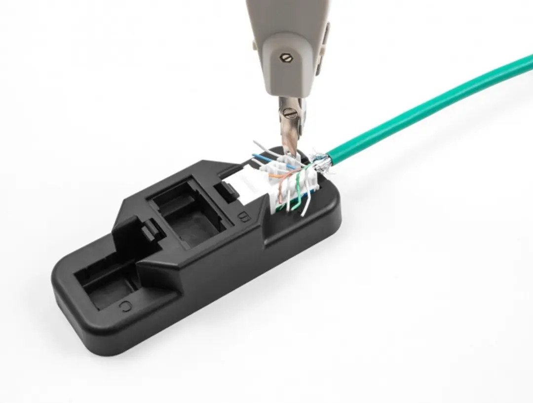 Delock Keystone LSA Set RJ45/RJ11 Cat.6 - 3 Stuks - Zwart/Wit