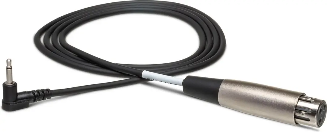Hosa XVM-105F Kabel - Mini Jack naar XLR 1.5m - Zwart