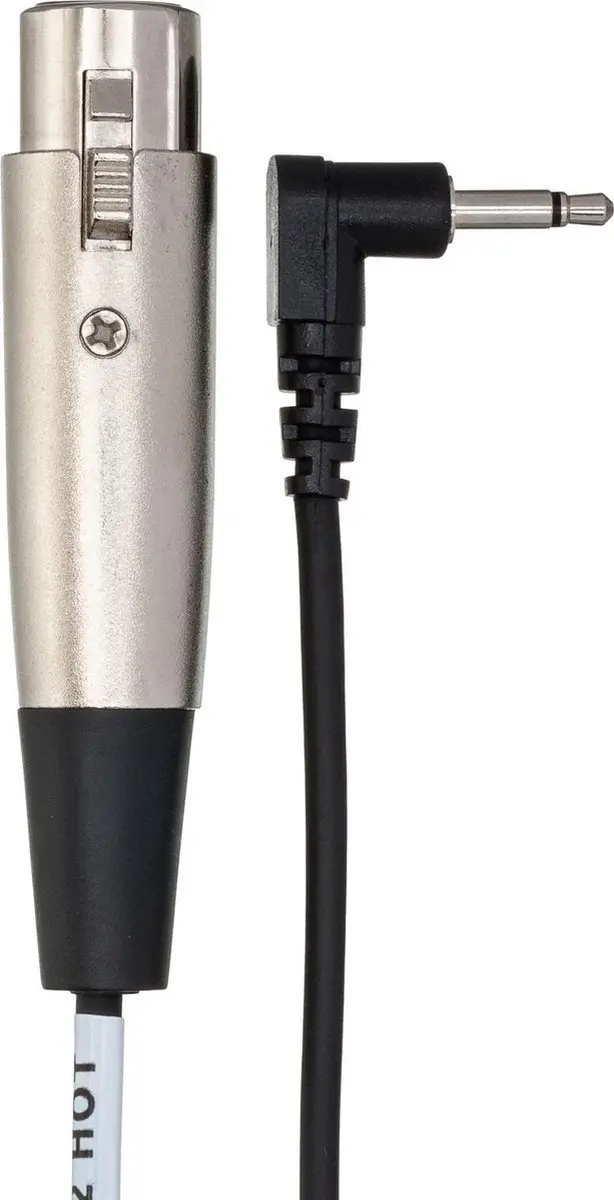 Hosa XVM-105F Kabel - Mini Jack naar XLR 1.5m - Zwart
