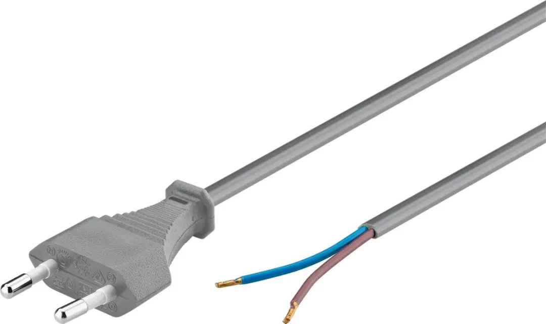 Goobay CEE 7/16 Stroomkabel 2x0,75mm² - 1,5m - 10 Stuks