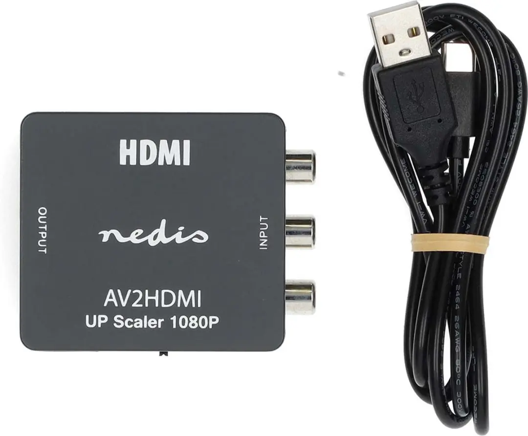 Nedis HDMI-Converter VCON3456AT - 3x RCA - 1080p - Antraciet