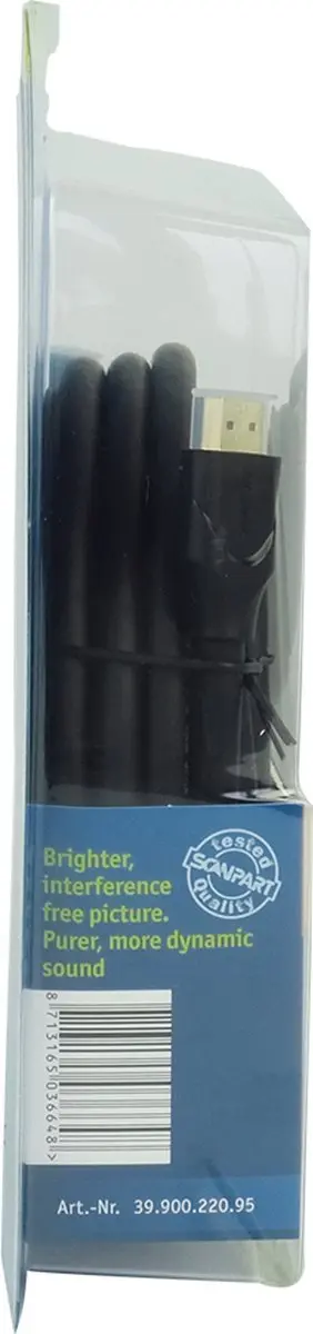Scanpart HDMI Kabel 5m 8K@60Hz - 48Gbps - HDMI 2.1 - Zwart