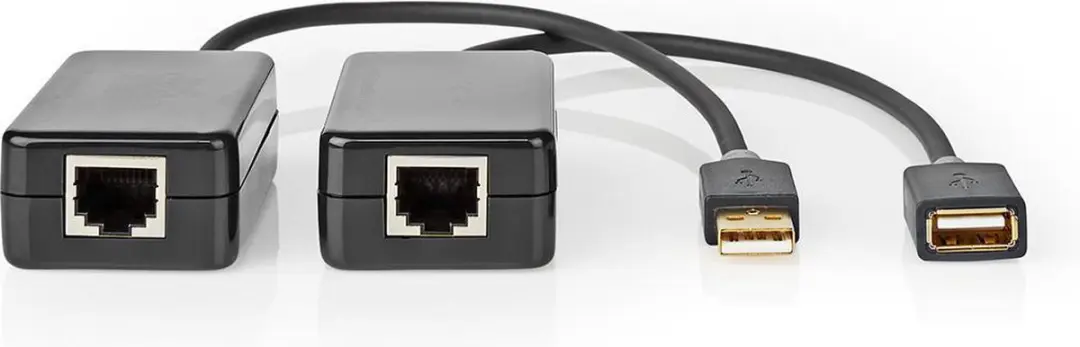 Nedis USB-A naar USB-A RJ45 Verlengkabel 50m