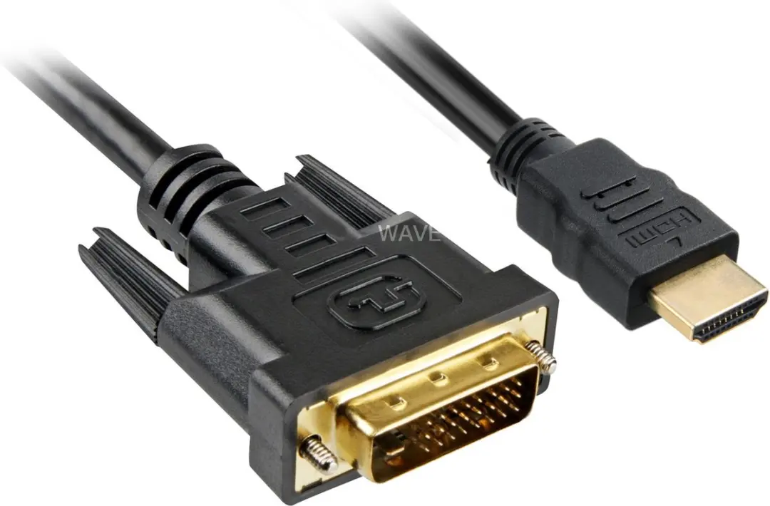 Sharkoon HDMI naar DVI-D Kabel 5m