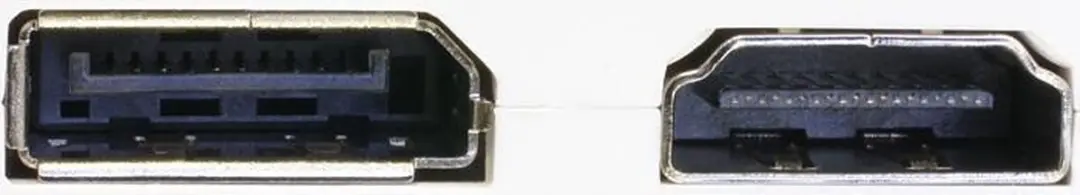 Delock Adapter DP mini-St naar DP/HDMI/DVI - Wit