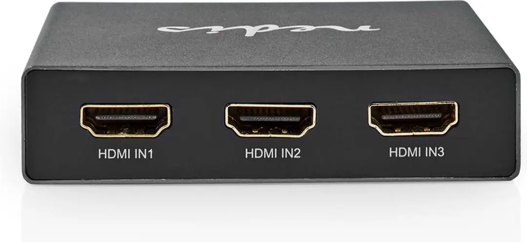 Nedis HDMI-Switch VSWI3493AT 3 Poorten - 8K@60Hz - Antraciet