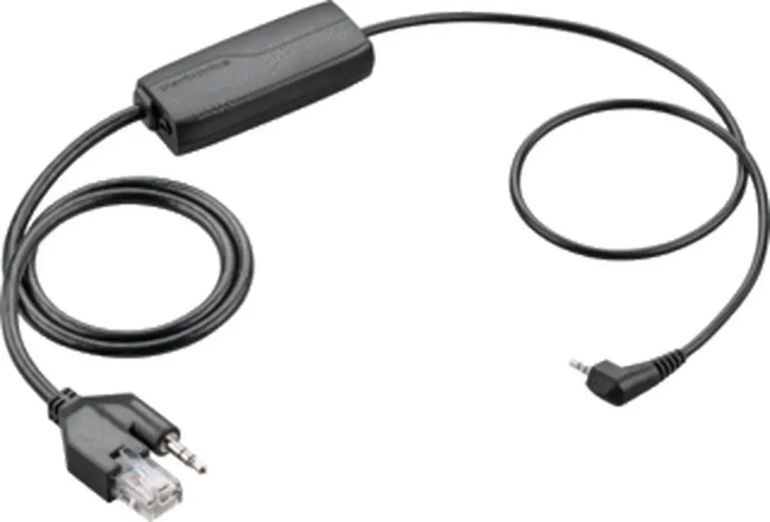 Poly Telefoonkabel APC-45 1m - Zwart