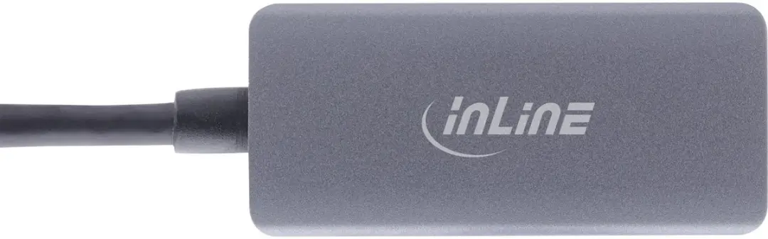 InLine USB-C 3.2 2,5Gbps Netwerkadapterkabel - Grijs