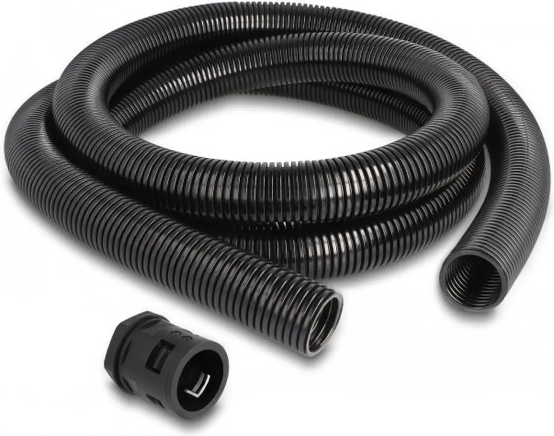 Delock Kabelbeschermhuls 2m Ø28,5mm - 2x PG21 - Zwart