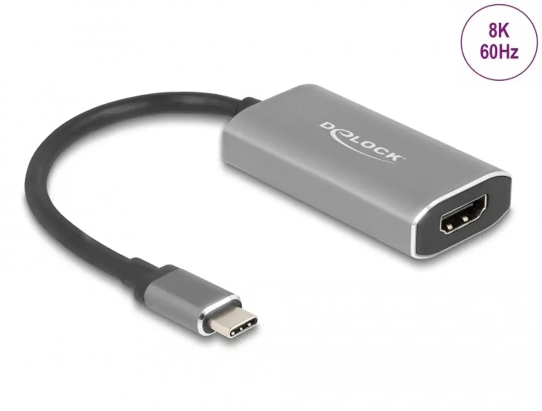 Delock USB-C naar HDMI Adapter 8K HDR