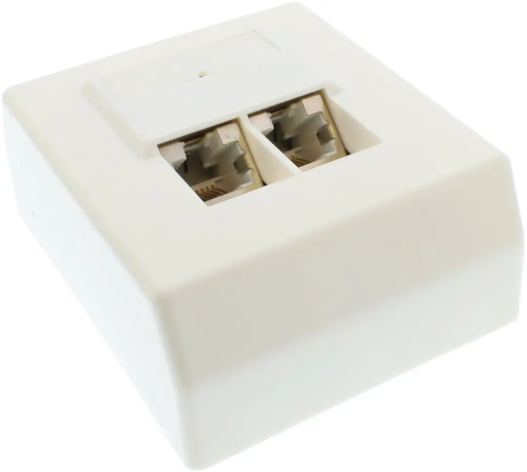 InLine Cat.5e Opbouw Aansluitdoos 2x RJ45